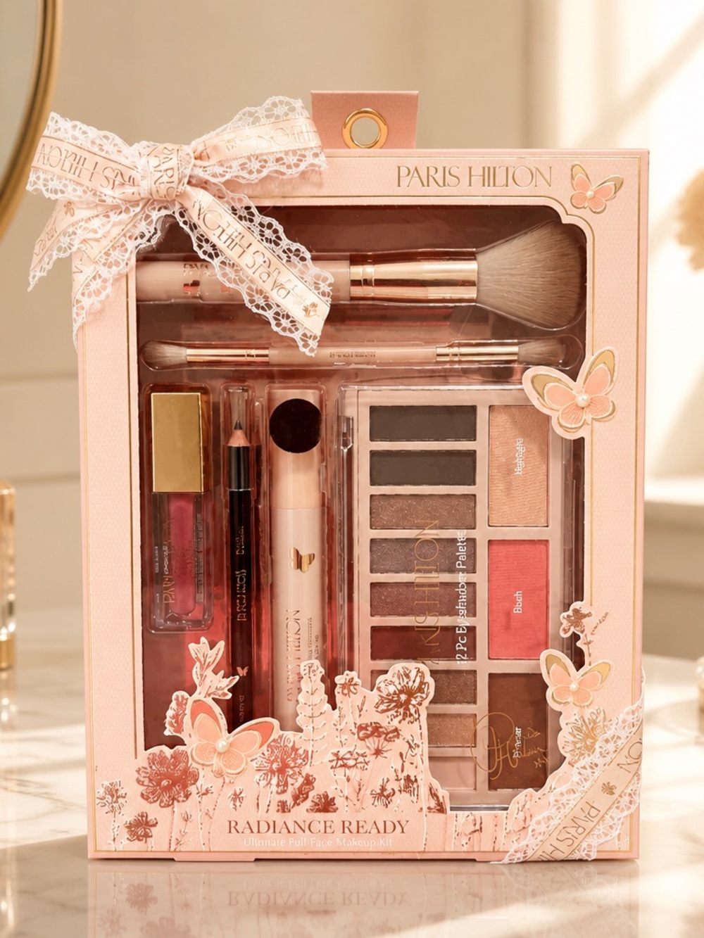 Paris Hilton Radiance Ready Full Face Makeup Gift Set New